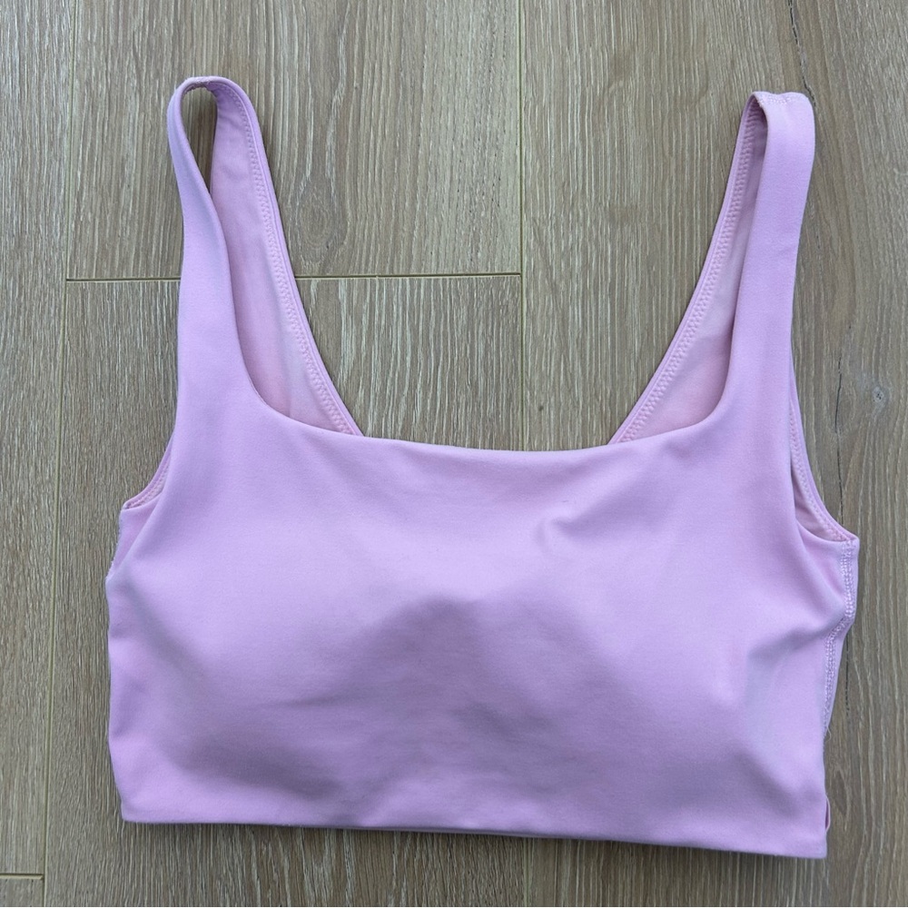 Lululemon Bend This Scoop and Square Bra *Light Support, A-C Cups Pink